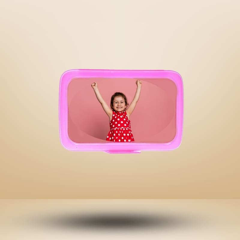 קופסת אוכל מחולקת, 17.6/11 ס"מ עם תמונה אישית — כל המוצרים | פוטוגני